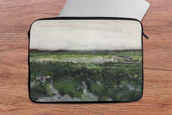 Housse pour ordinateur portable 13 pouces - Paysage avec brouette - Vincent van Gogh - Housse pour ordinateur portable