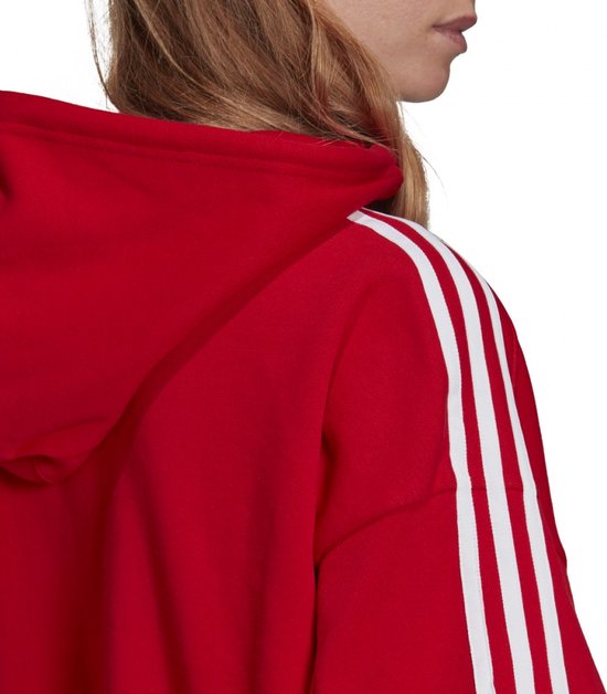 adidas Originals Sweat à capuche court Femme Rouge 14 ans