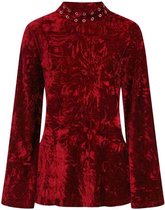 Banned Korte jurk -L- BIG CRUSH Bordeaux rood