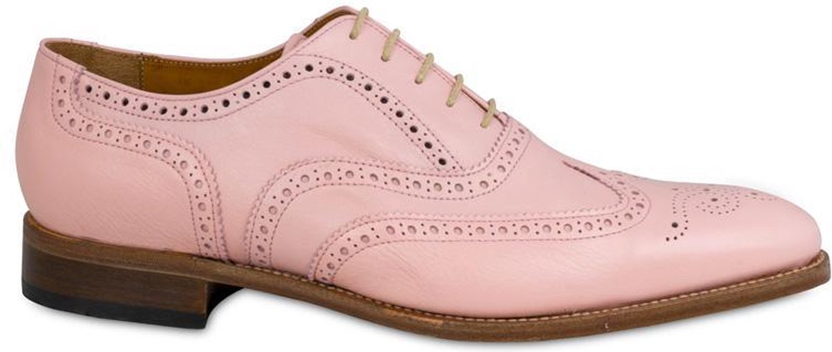VanPalmen Quirey Nette schoenen - heren veterschoen - roze -  goodyear-maakzijze -... | bol.com