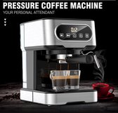 1100W Bar Koffiezetapparaat Koffiezetapparaat Semi-automatische Melkopschuimer Cafetera Cappuccino Maker