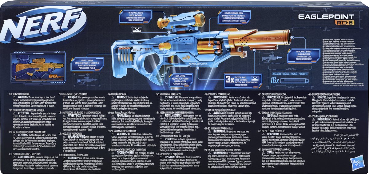 NERF Elite 2.0 Eaglepoint RD 8 - Blaster — afbeelding 4