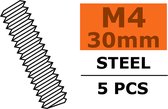 Revtec - Draadstang - M4X30 - Staal - 5 st