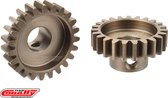 Team Corally - M1.0 Pinion – Short Wide Teeth – Hardened Steel - 23 Teeth - Shaft Dia. 8mm