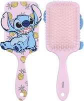 Roze, platte Haarborstel - Stitch DISNEY