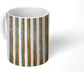 Mok - Bruin - Golfplaten - Roest - 350 ML - Beker - Uitdeelcadeautjes