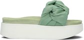 Inuikii Fjord Flower Platform Slippers - Dames - Groen - Maat 40