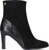 Notre-V 27468 Enkellaarsjes - Enkelboots met rits - Dames - Zwart - Maat 39