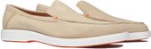 Santoni InstapSchoen Beige Beige  - Maat 7,5 - Heren - Lente/Zomer Collectie - Suède