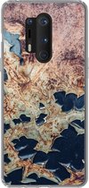 OnePlus 8 Pro - Rouille - Peinture - Plaques - Siliconen