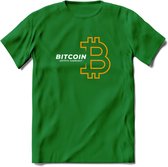 Bitcoin - Crypto T-Shirt Kleding Cadeau | Dames / Heren / Unisex | Bitcoin / Ethereum shirt | Grappig Verjaardag kado | Tshirt Met Print  Prijs - Donker Groen - 3XL