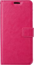 Samsung Galaxy Xcover 4 Telefoonhoesje - Bookcase - Ruimte voor 3 pasjes - Kunstleer - SAFRANT1 - Roze