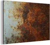 Décoration murale Métal - Aluminium Peinture Industrielle - Plaques - Fer - Rouille - 180x120 cm - Dibond - Photo sur aluminium - Décoration murale industrielle - Pour le salon / chambre
