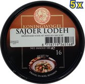 Koningsvogel - Sajoer Lodeh kruidenmix - 5 x 100g