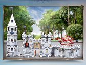 Bouwpakket Familie - Winterkasteel - DIY Puzzel - 2217 Onderdelen - Luxe Modelbouw - Montage Speelgoed - Kinderen & Volwassenen