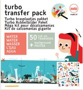 Makii - Turbo Krasplaatjes pakket - Kleurplaten & stickers