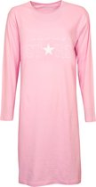 Temptation Dames Nachthemd - Bigshirt - Licht Roze - Maat L