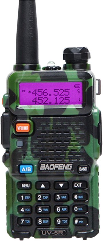 Talkie Walkie Baofeng UV-5R - UHF & VHF - 5W - Ecran LCD & Clavier  Rétroéclairé - 128... | bol.com