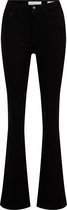 WE Fashion Dames high rise flared jeans met stretch