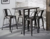 Hoyz - Bartafel Bistro - 120cm breed - 4 Personen
