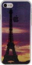 Apple iPhone 7 Hoesje - Xccess - Serie - TPU Backcover - Clear Paris - Hoesje Geschikt Voor Apple iPhone 7