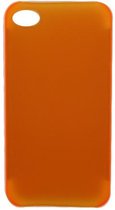 Apple iPhone 4/4s Hoesje - Xccess - Click-on Serie - Hard Kunststof Backcover - Oranje - Hoesje Geschikt Voor Apple iPhone 4/4s