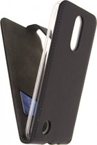 LG Q4 Hoesje - Mobilize - Gelly Classic Serie - Kunstlederen Flipcase - Zwart - Hoesje Geschikt Voor LG Q4