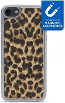 Apple iPhone 7 Hoesje - My Style - Magneta Serie - TPU Backcover - Leopard - Hoesje Geschikt Voor Apple iPhone 7