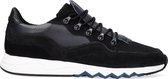 Floris van Bommel Mannen Leren Lage sneakers / Herenschoenen  16393 - Blauw - Maat 45