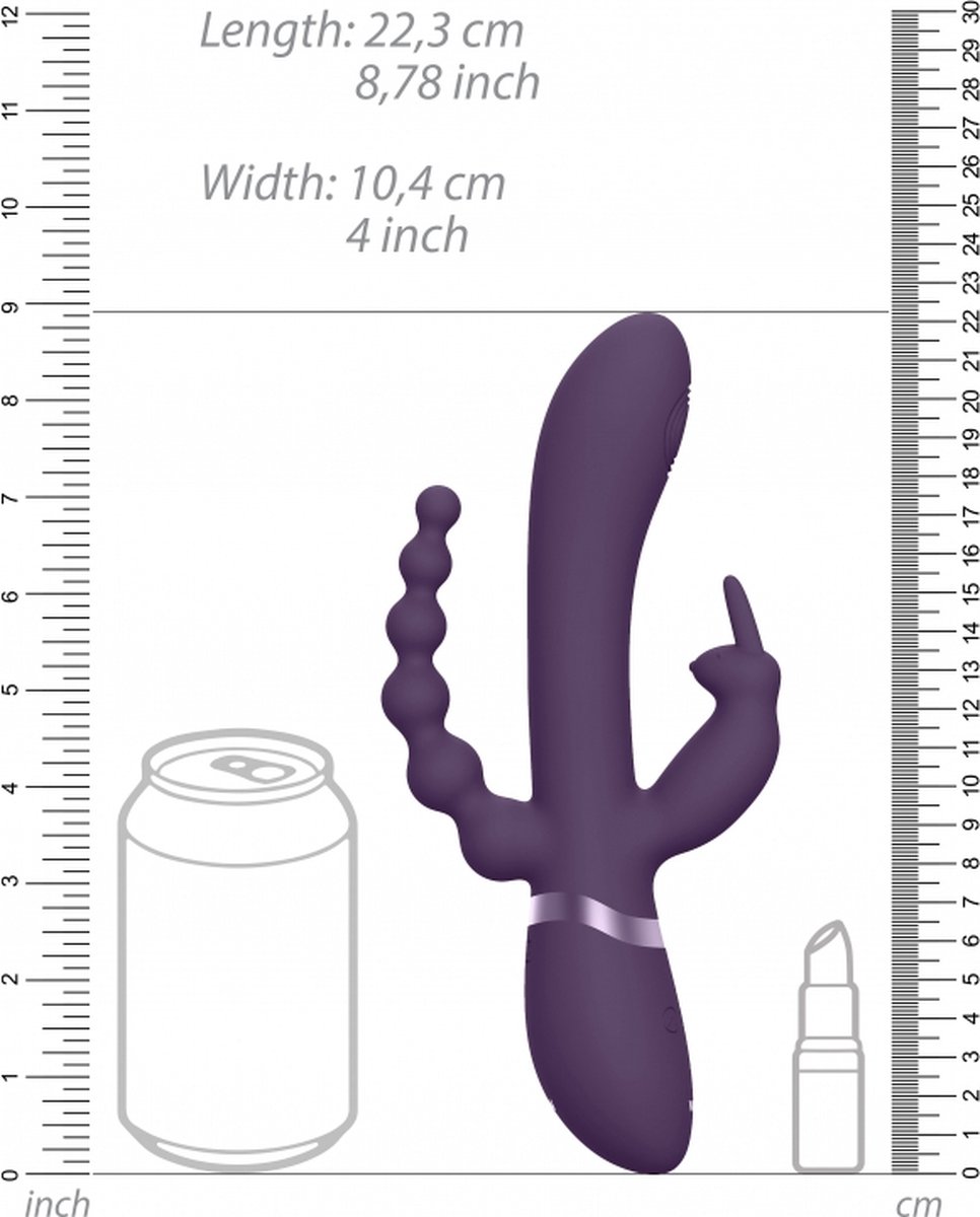 Vive Rine – Luxe Vibrator voor Vaginaal en Anaal – Paars — cadeau in Cadeau-ideeën - foto 7