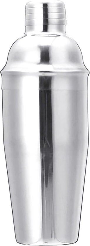 Buddy´s Bar - Boston Shaker, 700 ml beker 400 ml glas, geschikt voor levensmiddelen, vaatwasmachinebestendig, elegante cocktailshaker inclusief geschenkdoos, gepolijst roestvrij staal