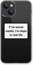 CaseCompany® - iPhone 13 hoesje - I'm dope - Soft Case / Cover - Bescherming aan alle Kanten - Zijkanten Transparant - Bescherming Over de Schermrand - Back Cover