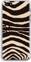 Case Company® - iPhone 5 / 5S / SE (2016) hoesje - Arizona Zebra - Soft Case / Cover - Bescherming aan alle Kanten - Zijkanten Transparant - Bescherming Over de Schermrand - Back Cover