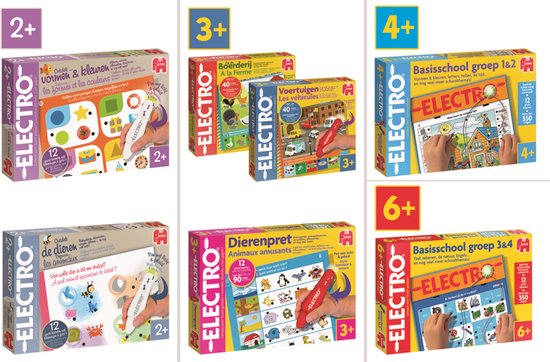 Jumbo - Electro Wonderpen - Ontdek Vormen & Kleuren - Educatief spel - Vanaf 2 jaar