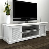 Decoways - Tv-meubel hout wit