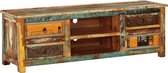 Decoways - Tv-meubel met 4 lades gerecycled hout