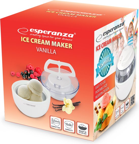 Esperanza ijsmachine - Ice Cream Maker - Wit van Esperanza — afbeelding 4