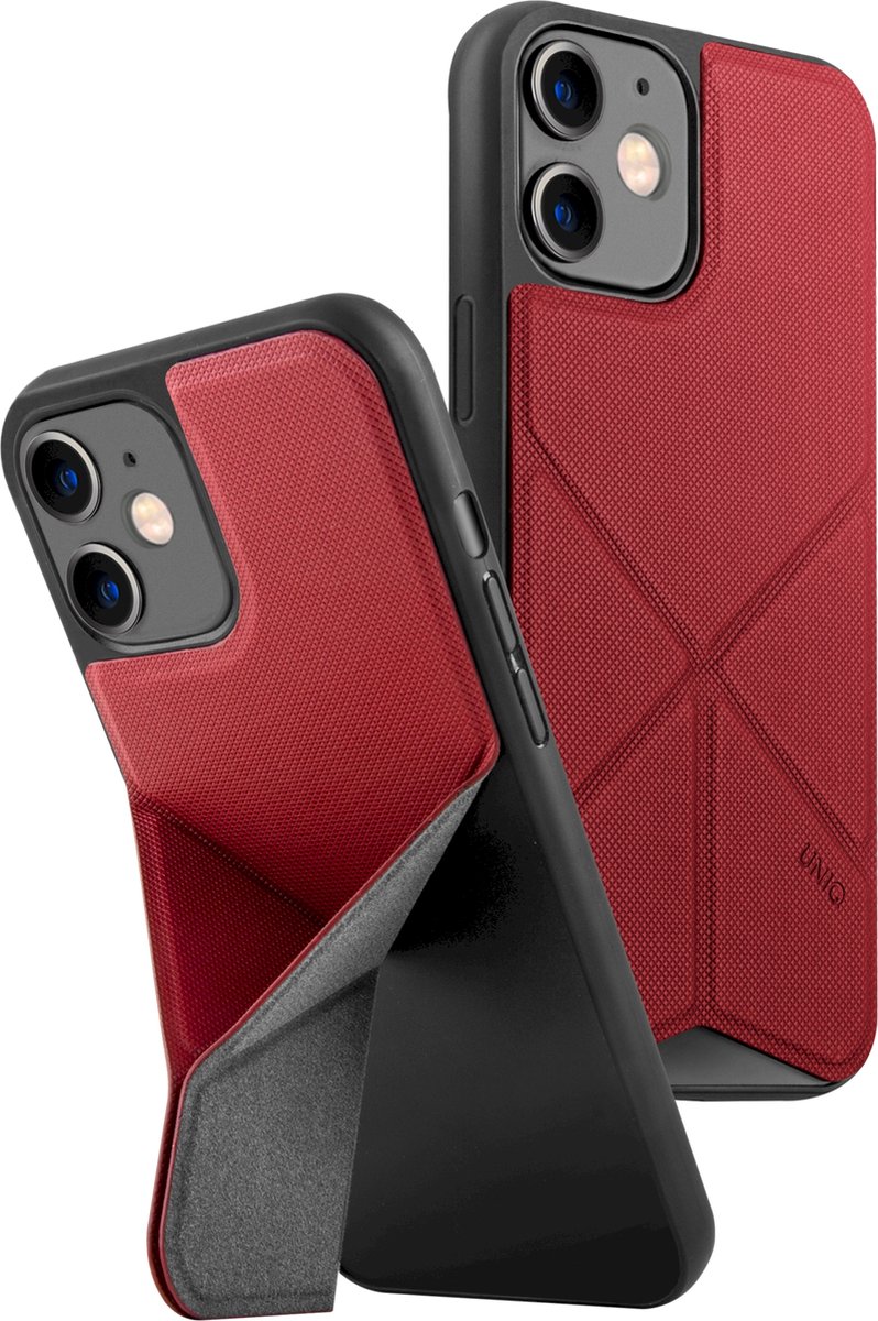 UNIQ Transforma Back Cover hoesje voor Apple iPhone 12 Mini - Rood