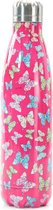 Eco Chic - Thermal Bottle (thermosfles)  - T04 - Fuchsia -Butterfly