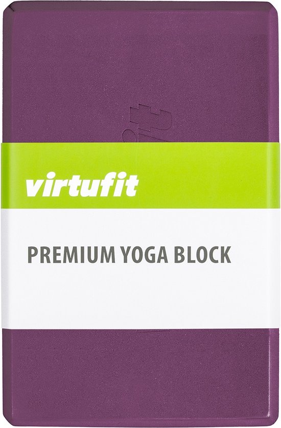 VirtuFit Premium Yoga Blok - Anti-slip - EVA Foam - Mulberry van VirtuFit — afbeelding 3