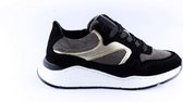 Hip sneaker H1355-10SU-23 zwart taupe gold-31