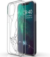 iMoshion Design iPhone 12, iPhone 12 Pro hoesje - Hand - Transparant