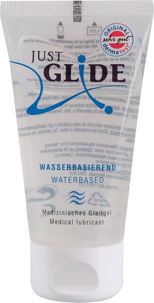 Goedkoopste Just Glide Op Waterbasis - 50 ml - Glijmiddel