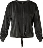 YESTA Dani Essential Jersey Shirt - Black - maat X-0(44)