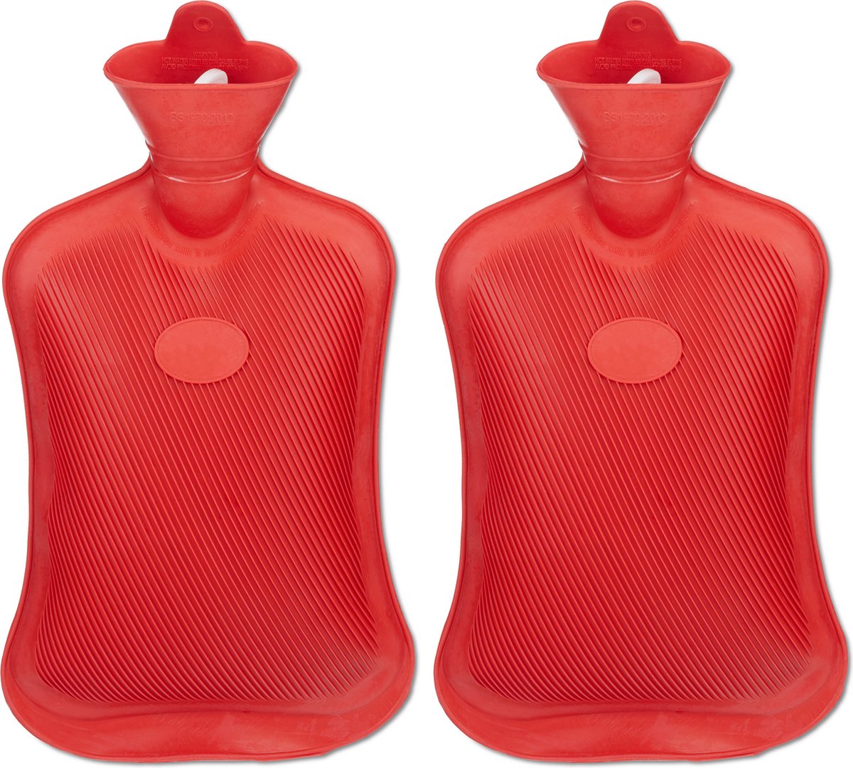 Goedkoopste 2x kruik 2 l - warmwaterkruik - warmtekruik - waterkruik - bedkruik - rubber