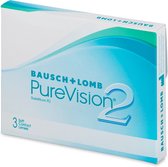 PureVision 2 (3 lenzen) Sterkte: 0.00, BC: 8.60, DIA: 14.00