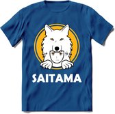 Saitama T-Shirt | Wolfpack Crypto ethereum Heren / Dames | bitcoin munt cadeau - Donker Blauw - XXL