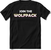 Saitama T-Shirt | Join the wolfpack Crypto ethereum Heren / Dames | bitcoin munt cadeau - Zwart - M