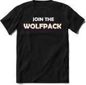 Saitama T-Shirt | Join the wolfpack Crypto ethereum Heren / Dames | bitcoin munt cadeau - Zwart - S