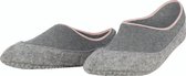 FALKE Cosyshoe antislip noppen Merino Wol Dames Pantoffels Huissokken grijs - Maat 41-42